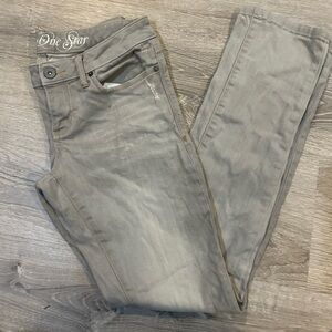Converse one star the skinny one star size 8 jeans in grey
